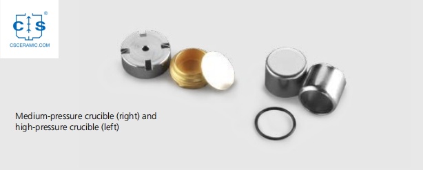 Netzsch Medium- and High-Pressure Crucibles