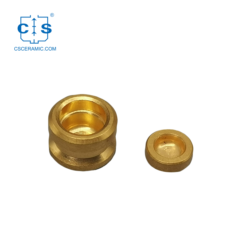 40 ميكرولتر كبسولات ضغط عالي يمكن التخلص منها مطلية بالذهب من الفولاذ المقاوم للصدأ TA 900815.901 (مع غطاء)
