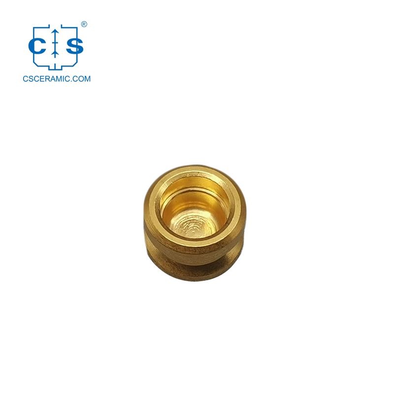 40 ميكرولتر كبسولات ضغط عالي يمكن التخلص منها مطلية بالذهب من الفولاذ المقاوم للصدأ TA 900815.901 (مع غطاء)
