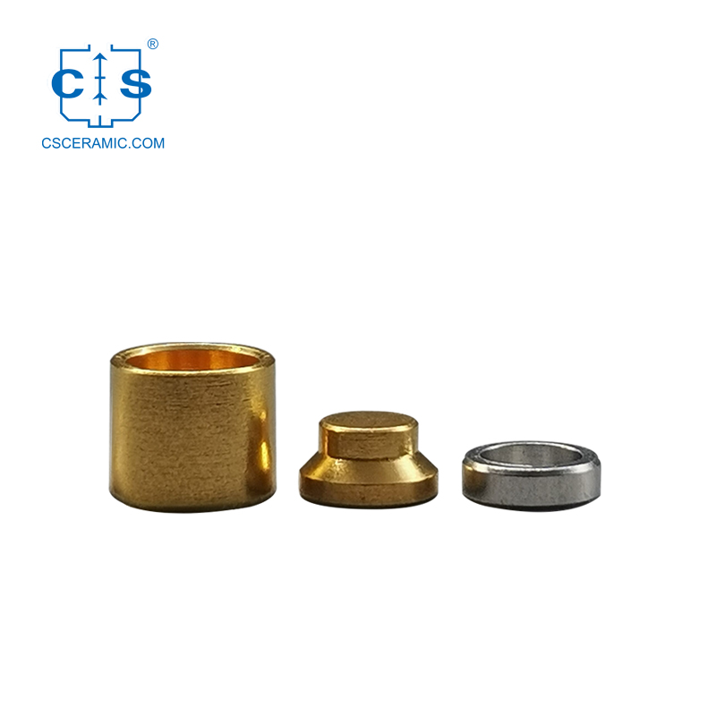 30 ميكرولتر بوتقة عالية الضغط يمكن التخلص منها مع غطاء / ختم مطلي بالذهب لـ Setaram
