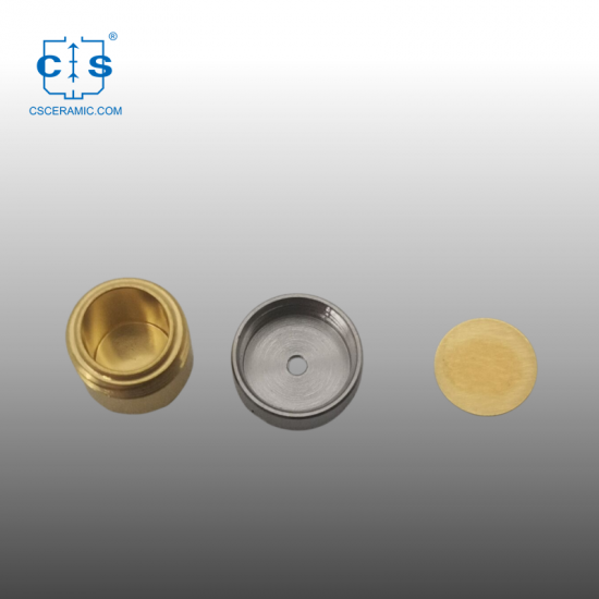 100 ميكرولتر قابلة لإعادة الاستخدام ذات الضغط العالي مع غطاء / ختم مطلي بالذهب لـ Netzsch 6.239.2-92.8.00
