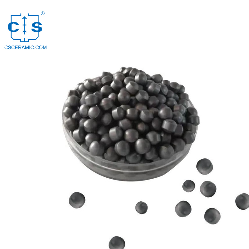 كرة سيراميك SiC سوداء مصقولة كرات كربيد السيليكون عالية الأداء بحجم 2 مم أو 3 مم
